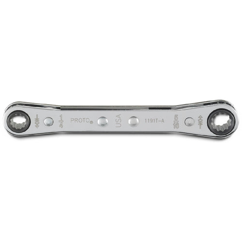 ‎Proto Double Box Ratcheting Wrench 1/4″ × 5/16″ - 12 Point - Americas Industrial Supply