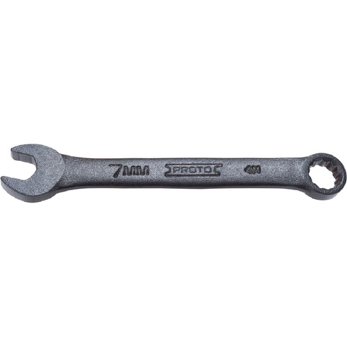 ‎Proto Black Oxide Metric Short Combination Wrench 7 mm - 12 Point - Americas Industrial Supply