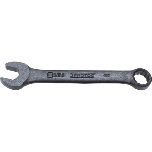 ‎Proto Black Oxide Metric Short Combination Wrench 8 mm - 12 Point - Americas Industrial Supply