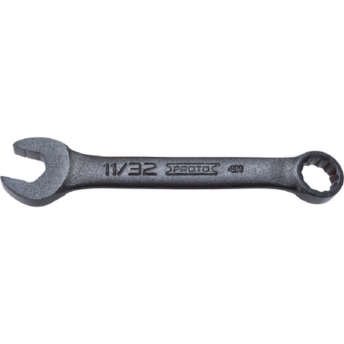 ‎Proto Black Oxide Short Combination Wrench 11/32″ - 12 Point - Americas Industrial Supply
