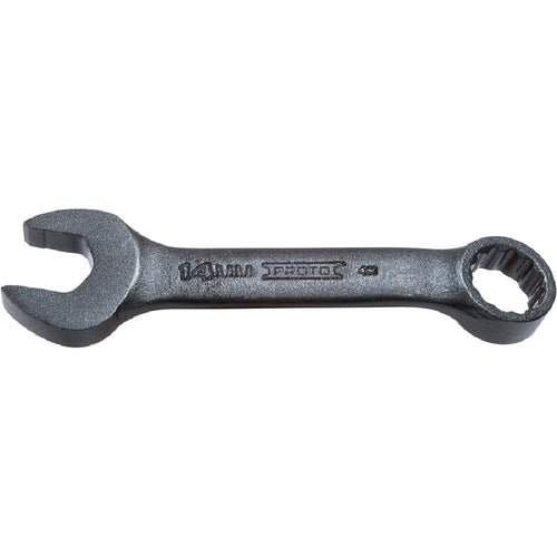 ‎Proto Black Oxide Metric Short Combination Wrench 14 mm - 12 Point - Americas Industrial Supply