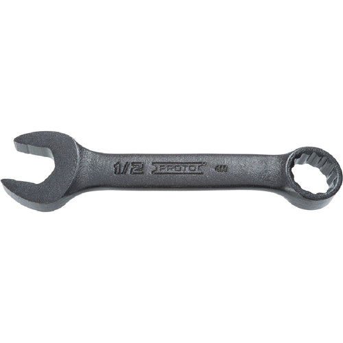 ‎Proto Black Oxide Short Combination Wrench 1/2″ - 12 Point - Americas Industrial Supply