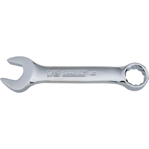 ‎Proto Full Polish Short Combination Wrench 1/2″ - 12 Point - Americas Industrial Supply