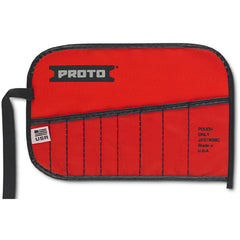 Proto Red Canvas 9-Pocket Tool Roll - Americas Industrial Supply