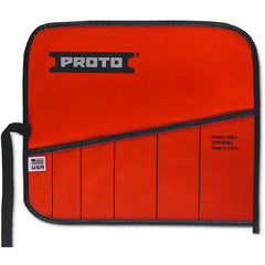 Proto Red Canvas 6-Pocket Tool Roll - Americas Industrial Supply
