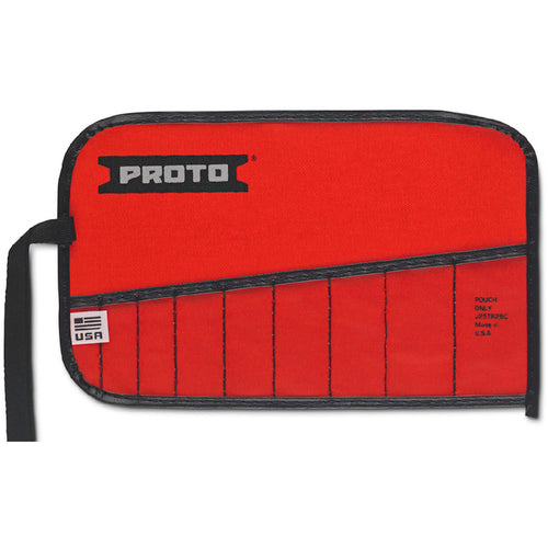 Proto Red Canvas 9-Pocket Tool Roll - Americas Industrial Supply