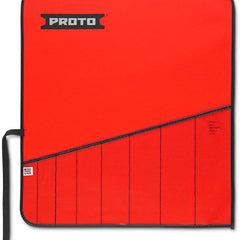 Proto Red Canvas 8-Pocket Tool Roll - Americas Industrial Supply