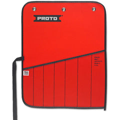 Proto Red Canvas 7-Pocket Tool Roll - Americas Industrial Supply