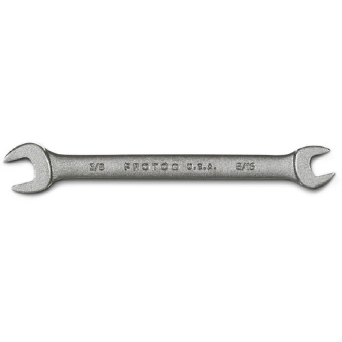 Proto Black Oxide Open-End Wrench - 5/16″ × 3/8″ - Americas Industrial Supply