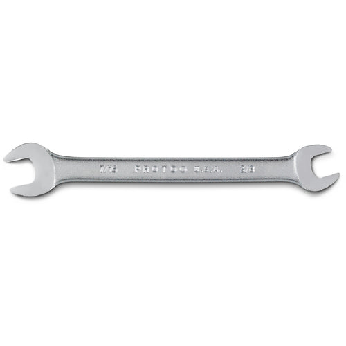 Proto Satin Open-End Wrench - 3/8″ × 7/16″ - Americas Industrial Supply
