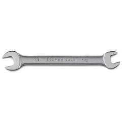 Proto Satin Open-End Wrench - 7/16″ × 1/2″ - Americas Industrial Supply