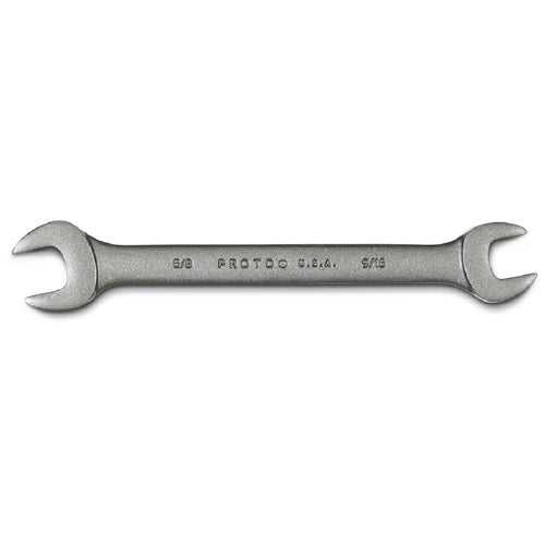 Proto Black Oxide Open-End Wrench - 9/16″ × 5/8″ - Americas Industrial Supply