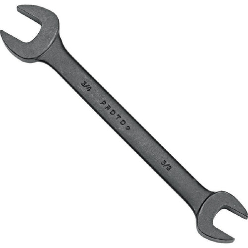 Proto Black Oxide Open-End Wrench - 3/8″ × 7/16″ - Americas Industrial Supply