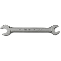 Proto Black Oxide Open-End Wrench - 11/16″ × 3/4″ - Americas Industrial Supply