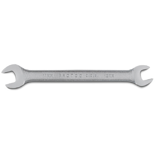 Proto Satin Open-End Wrench - 10 mm × 11 mm - Americas Industrial Supply