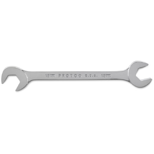 Proto Full Polish Metric Angle Open End Wrench 12 mm - Americas Industrial Supply