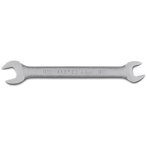 Proto Satin Open-End Wrench - 12 mm × 13 mm - Americas Industrial Supply