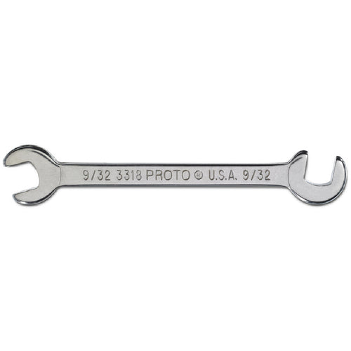 Proto Short Satin Angle Open-End Wrench - 9/32″ - Americas Industrial Supply