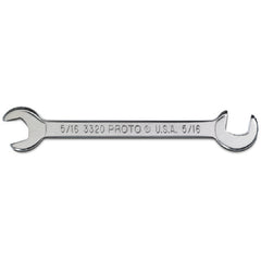 Proto Short Satin Angle Open-End Wrench - 5/16″ - Americas Industrial Supply
