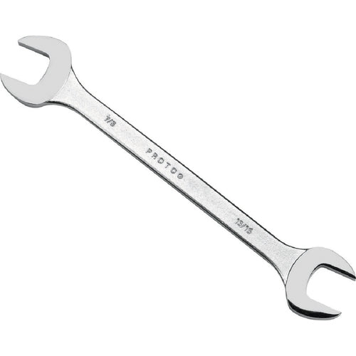 Proto Extra Thin Satin Open-End Wrench - 11/16″ × 3/4″ - Americas Industrial Supply