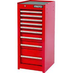 Proto® 440SS Side Cabinet - 9 Drawer, Black - Americas Industrial Supply