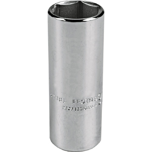 ‎Proto 1/4″ Drive Deep Socket 1/2″ - 6 Point - Americas Industrial Supply
