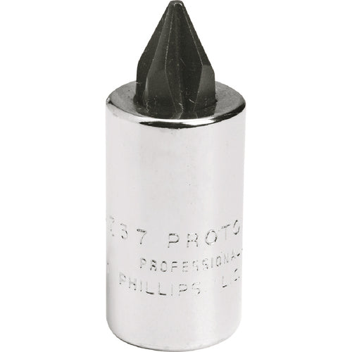 Proto 1/4″ Drive Phillips Screwdriver Bit Socket - # 2 - Americas Industrial Supply