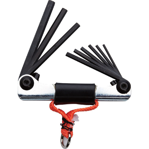 Proto Tether-Ready 9 Piece Folding Hex Key Set - Americas Industrial Supply