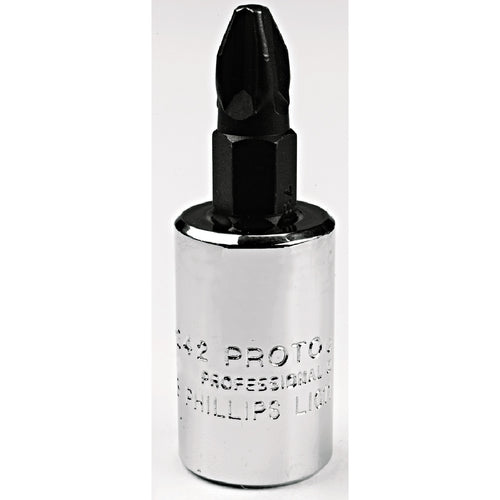 Proto 3/8″ Drive Phillips Screwdriver Bit Socket - #4 - Americas Industrial Supply