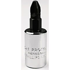 Proto 3/8″ Drive Phillips Screwdriver Bit Socket - #4 - Americas Industrial Supply