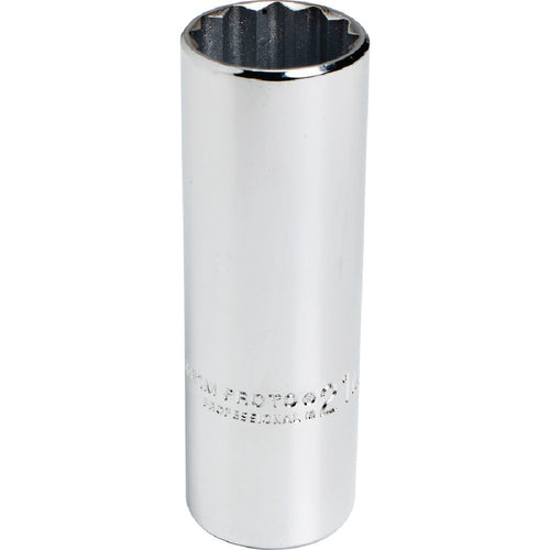 ‎Proto 1/2″ Drive Deep Socket 12 mm - 12 Point - Americas Industrial Supply