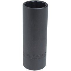 ‎Proto 1/2″ Drive Black Oxide Deep Socket 9/16″ - 12 Point - Americas Industrial Supply