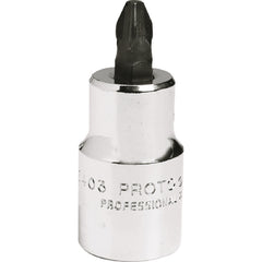 Proto 1/2″ Drive Phillips Screwdriver Bit Socket - # 3 - Americas Industrial Supply