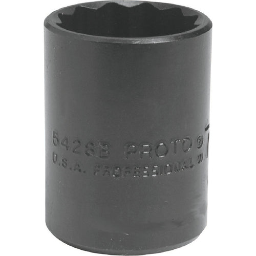 ‎Proto 1/2″ Drive Black Oxide Socket 1″ - 12 Point - Americas Industrial Supply