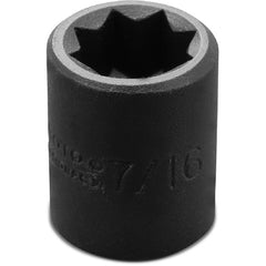‎Proto 3/8″ Drive Impact Socket 7/16″ - 8 Point - Americas Industrial Supply