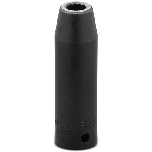 ‎Proto 1/2″ Drive Deep Impact Socket 3/8″ - 12 Point - Americas Industrial Supply