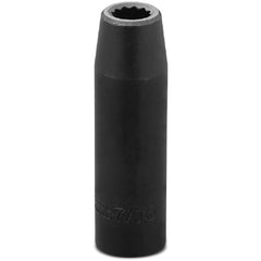 ‎Proto 1/2″ Drive Deep Impact Socket 7/16″ - 12 Point - Americas Industrial Supply