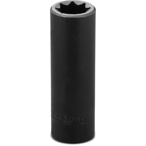 ‎Proto 1/2″ Drive Deep Impact Socket 9/16″ - 8 Point - Americas Industrial Supply