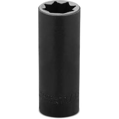 ‎Proto 1/2″ Drive Deep Impact Socket 11/16″ - 8 Point - Americas Industrial Supply