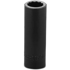 ‎Proto 1/2″ Drive Deep Impact Socket 11/16″ - 12 Point - Americas Industrial Supply
