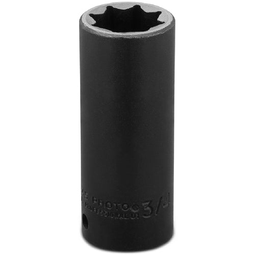 ‎Proto 1/2″ Drive Deep Impact Socket 3/4″ - 8 Point - Americas Industrial Supply