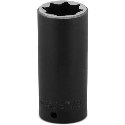 ‎Proto 1/2″ Drive Deep Impact Socket 7/8″ - 8 Point - Americas Industrial Supply