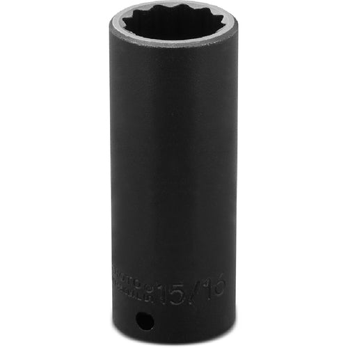 ‎Proto 1/2″ Drive Deep Impact Socket 15/16″ - 12 Point - Americas Industrial Supply