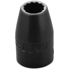 ‎Proto 1/2″ Drive Thin Wall Impact Socket 11 mm - 12 Point - Americas Industrial Supply