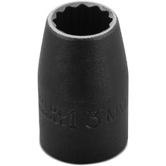 ‎Proto 1/2″ Drive Thin Wall Impact Socket 13 mm - 12 Point - Americas Industrial Supply
