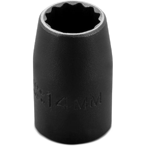 ‎Proto 1/2″ Drive Thin Wall Impact Socket 14 mm - 12 Point - Americas Industrial Supply
