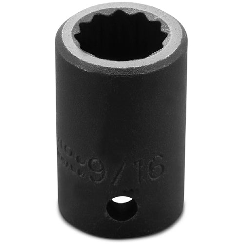 ‎Proto 1/2″ Drive Impact Socket 9/16″ - 12 Point - Americas Industrial Supply