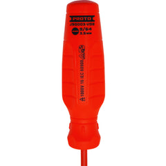Proto VDE Insulated Cabinet Screwdriver- 9/64 × 4″ - Americas Industrial Supply