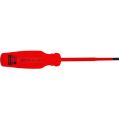 Proto VDE Insulated Cabinet Screwdriver- 7/32″ × 5″ - Americas Industrial Supply