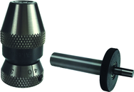 0 - 1/16" Capacity - 0JT Mount - Micro Drill Adapter w/ Keyless Chuck - Americas Industrial Supply